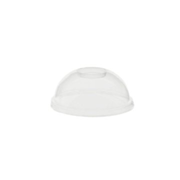 Capace cupola rPET cu orificiu pai,  95 mm, set 100 buc. de la Biolex Ambalaje Srl