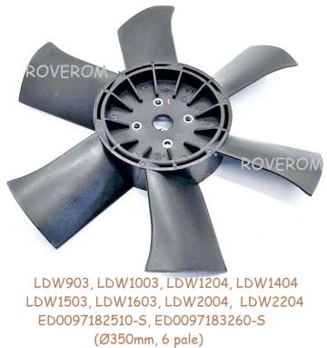 Ventilator (elice) Lombardini LDW903-LDW2204, 350mm, 6 pale