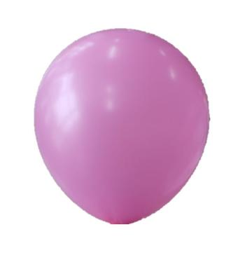 Set 100 baloane latex roz deschis aprins 13 cm