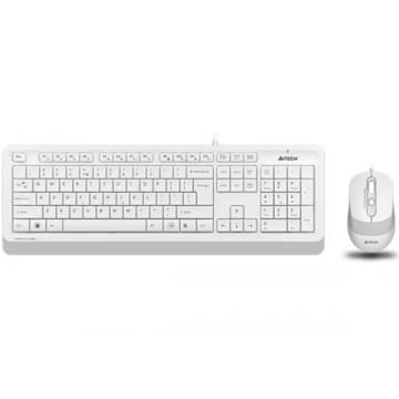 Kit tastatura si mouse A4Tech Fstyler, Alb, F1010-W de la Etoc Online