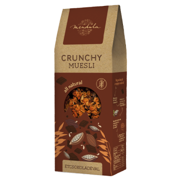 Muesli cu ciocolata Crunchy 250 g de la Naturking Srl