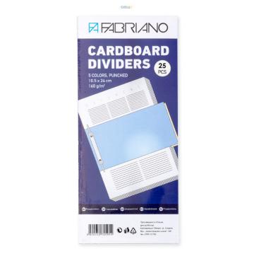 Cardboard separator Fabriano 25 bc/set