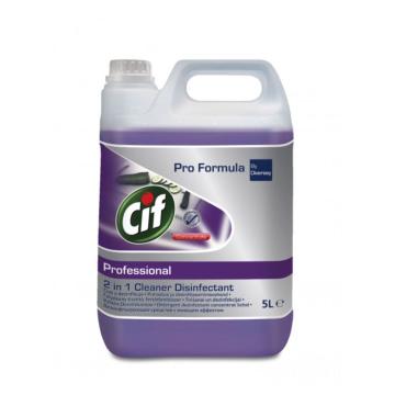 Detergent dezinfectant 2 in 1 Cif Professional, 5 L