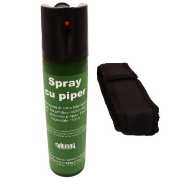 Spray piper lacrimogen paralizant Dalimag , 110 ml, husa