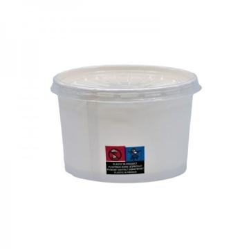 Bol supa, carton alb, cu capac, 473ml|16oz (25buc) de la Practic Online Packaging Srl