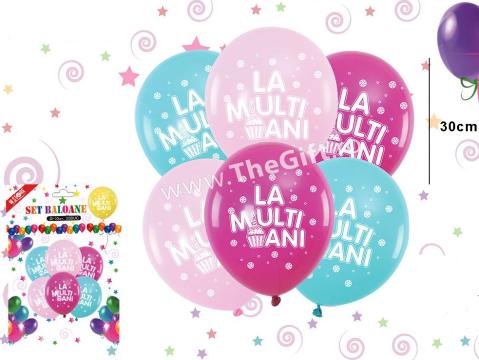 Set de 20 de baloane La Multi Ani de la Thegift.ro - Cadouri Online