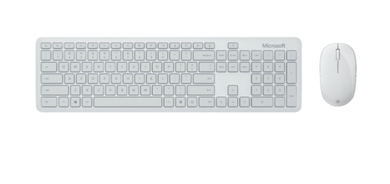 Kit tastatura + mouse Microsoft Bluetooth, Glacier de la Risereminat.ro
