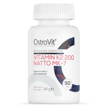 Supliment OstroVit Vitamin K2 200 mg Natto MK-7 90 Tablete