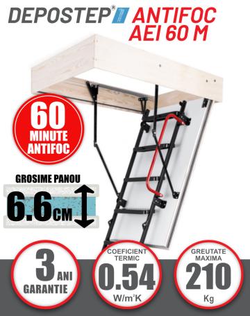 Scara pod metalica Depostep Antifoc AEI 60 M