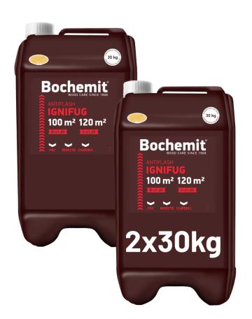 Solutie ignifugare lemn Bochemit Antiflash 2x30Kg, transpar