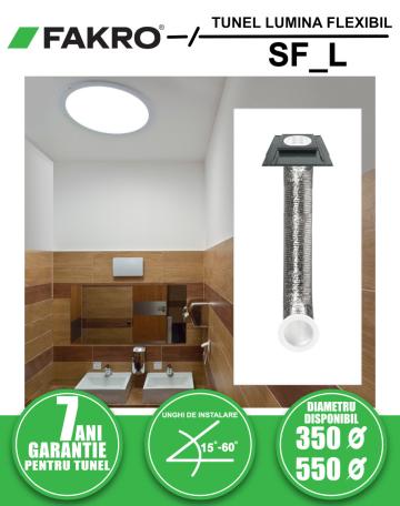 Tunel solar de lumina cu tub flexibil Fakro SF_-L