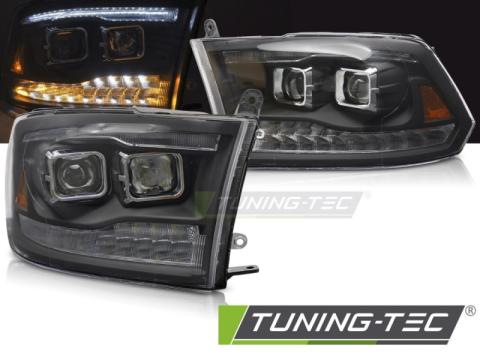 Faruri Dodge RAM 09-18 Double negru de la Kit Xenon Tuning Srl