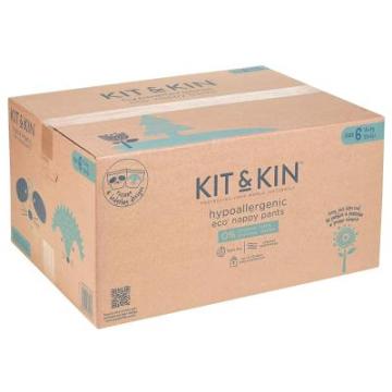 Scutece marimea Kit&Kin 6, 15+ kg, hipoalergenice eco