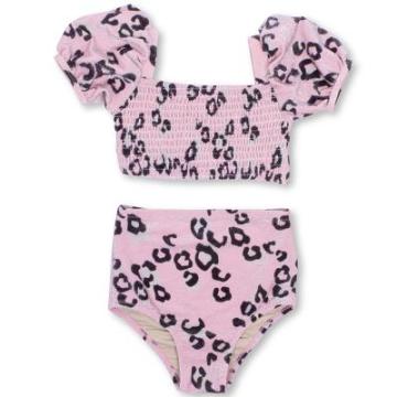 Costum de baie fetite, 2 piese, pink Shade Critters