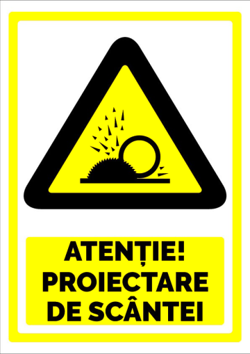 Indicator de securitate atentie proiectare de scantei