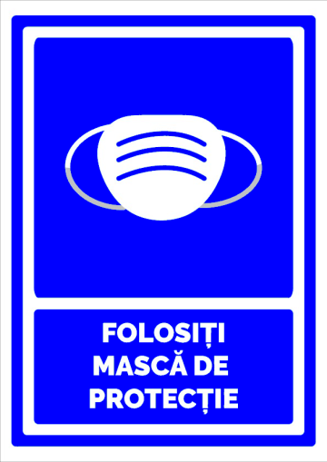 Indicator folositi masca de protectie