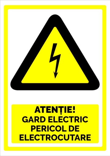 Indicator gard electric de la Prevenirea Pentru Siguranta Ta G.I. Srl