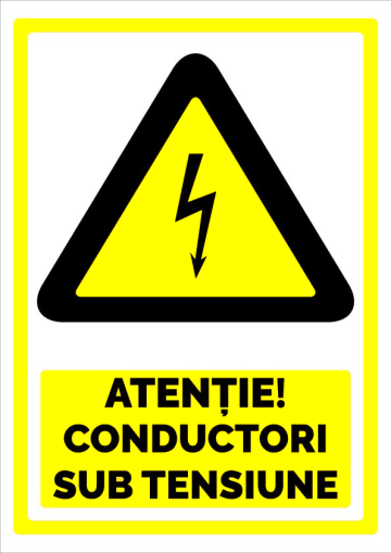 Indicator pentru atentie conductori sub tensiune