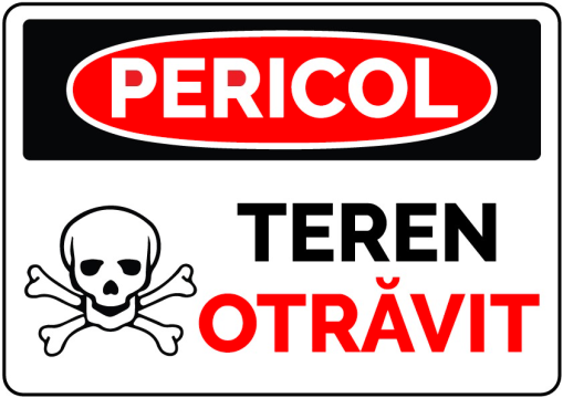 Indicator teren otravit de la Prevenirea Pentru Siguranta Ta G.I. Srl