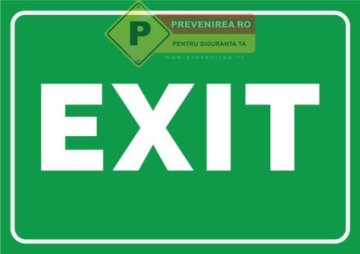 Indicatoare pentru exit