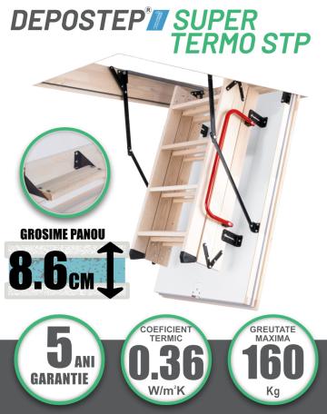 Scara pod lemn supertermoizolata Depostep Super Termo STP