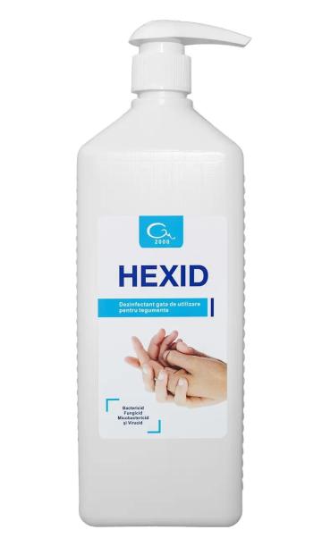 Dezinfectant maini si tegumente cu alcool Hexid - 1 litru