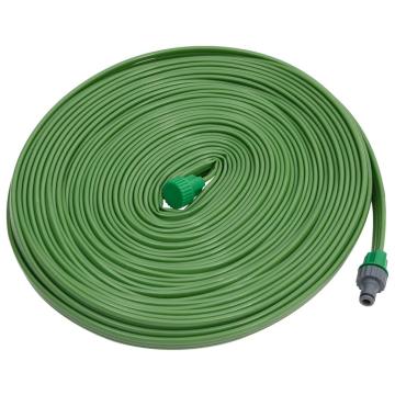 Furtun pentru stropit cu 3 tuburi, verde, 22,5 m, PVC de la VidaXL