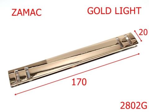 Bara ornamentala 170 mm Gold Light 6K8 2802g de la Metalo Plast Niculae & Co S.n.c.