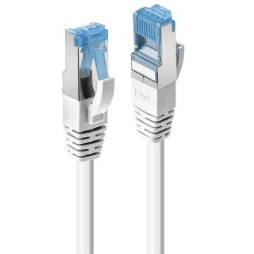 Cablu Lindy RJ45 1m Cat.6A S/FTP LSZH Network Cable, alb