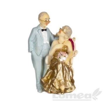 Figurine Mire si mireasa cuplu in varsta - Lumea