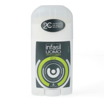 Deodorant stick Infasil Uomo Dry barbati, 40 ml