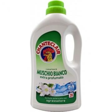 Detergent lichid Chanteclair cu musc alb 28spalari 1260 ml