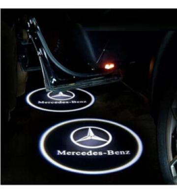 Set lampi portiera logo Mercedes C Class CLK SLK de la LND Albu Profesional Srl