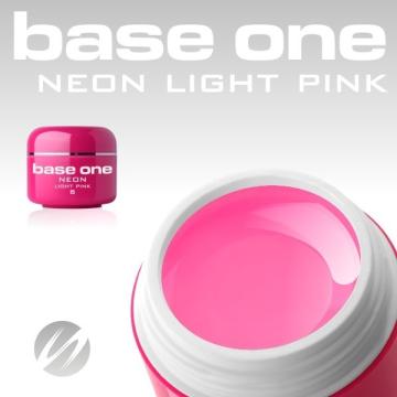 Gel unghii Color Neon Light Pink Base One - 5ml
