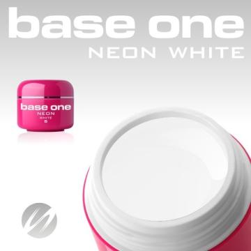 Gel unghii Color Neon White Base One - 5ml