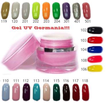 Geluri unghii UV Colorate Germania - 5ml de la Produse Online 24h Srl