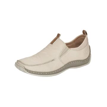 Pantofi casual dama Rieker piele crem 1779-60