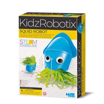 Joc constructie robot calamar, Squid Robot, KidzRobotix, 4M de la Arca Hobber Srl
