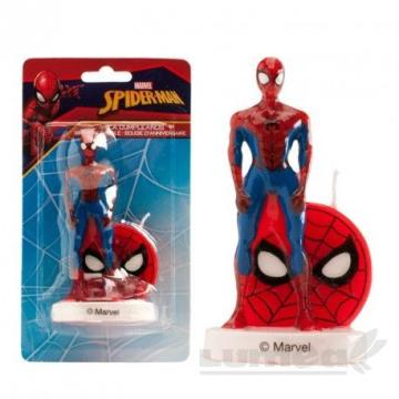 Lumanare aniversara Spiderman, 3D - deKora de la Lumea Basmelor International Srl