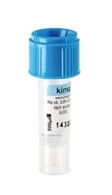 Microtainer coagulare NaCitrat 3.2% 0.5 ml - Kima - 50 buc de la Medaz Life Consum Srl