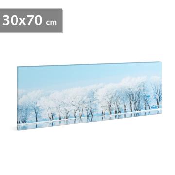 Tablou decorativ cu LED - 70 x 30 cm - peisaj de iarna de la Rykdom Trade Srl