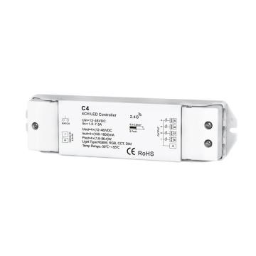 Panou de control LED RGB/RGBW 4CH 4*300mA C4 curent continu de la Casa Cu Bec Srl