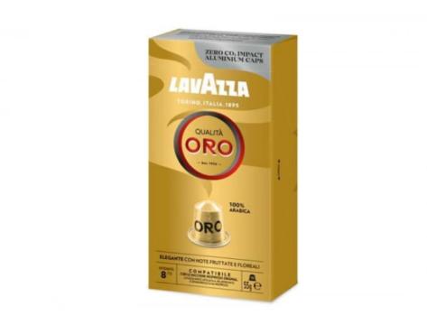 Cafea Lavazza Nespresso Qualita Oro aluminium - 10 capsule