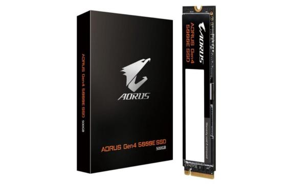 SSD Gigabyte Aorus Gen4 500GB, M.2, 3D TLC NAND Flash de la Risereminat.ro