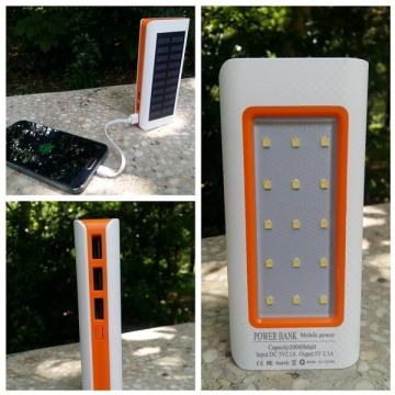 Baterie externa solara 20000 mAh Power Bank cu acumulator de la Startreduceri Exclusive Online Srl - Magazin Online Pentru C