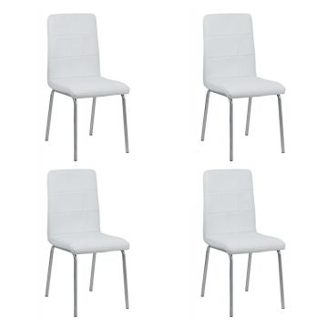 Set 4 scaune bucatarie CS230-alb de la European Med Prod