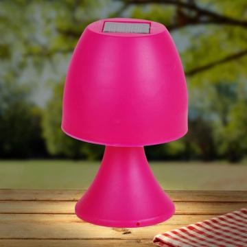 Lampa solara - veioza 19cm - rosu de la Plasma Trade Srl (happymax.ro)