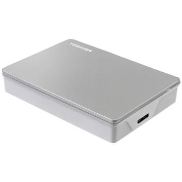 HDD extern Toshiba Canvio Flex, 4TB, Silver, USB-C de la Etoc Online