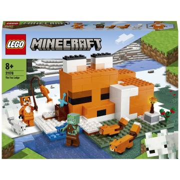 Joc Minecraft Vizuina vulpilor 21178, 193 piese, Lego 21178 de la Etoc Online