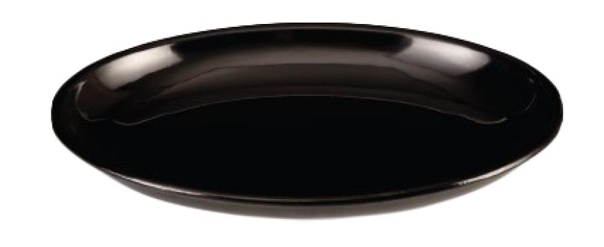 Platou oval Raki, 40,5x29,5xh5cm, negru